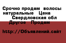 Срочно продам! волосы натуральные › Цена ­ 4 000 - Свердловская обл. Другое » Продам   